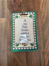 Stamp Affair  RUBBER STAMP A very Merry Christmas & all best wishes.. New in Pkg - $10.84