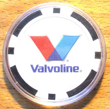 (1) Valvoline Poker Chip Golf Ball Marker - Black - £6.23 GBP