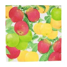 Caspari Apples Luncheon Napkins - 20 Per Package, 4 Packs - $30.40