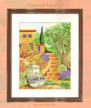 SALE!!! COMPLETE CROSS STITCH KIT &quot;FLOWERED FOUNTAIN&quot; - $24.74