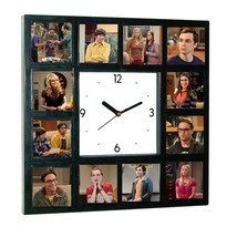 The Big Bang Theory Leonard Penny Sheldon Raj Amy Howard Clock 12 pictures - £24.90 GBP