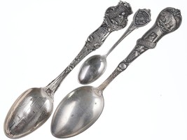 3 Antique California Souvenir spoons - $88.36