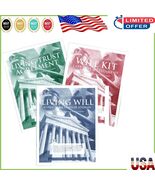 Essential DIY Will Kit for Estate Planning: Last Will &amp; Living Trust Inc... - $51.74 CAD