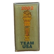 2002 Team USA Olympic Torch Pin Badge - £6.25 GBP