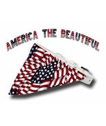 Tiny Dog White Collar Small US Flag Bandana MADE IN USA Free Shipping &amp; ... - $293.32 MXN