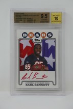 2008 Topps Rookie Premiere AU Red Ink #RPRAEB Earl Bennett Beckett 9.5 GEM MINT - £71.93 GBP