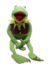 Vintage Eden Kermit The Frog 21&quot; Plush The Muppets Jim Henson - £19.76 GBP