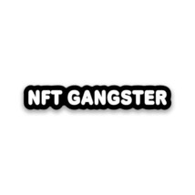 Nft Gangster Vinyl Sticker 4&quot;&quot; Wide Includes Two Stickers New - $11.68