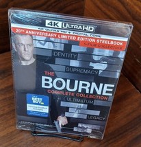 Bourne 5 Movie Collection Steelbook (4K-No Digital)-PROTECTIVE SLEEVE-Free S&amp;H! - £79.20 GBP