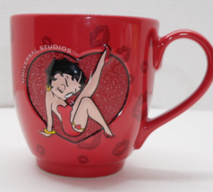 Betty Boop 2006 Universal Studios Large 3D Mug Red Glitzy - £13.42 GBP