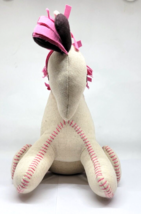 Sunlord Apparels PLUSH GIRAFFE Stuffed Toy Pink &amp; Beige SAMPLE - £15.17 GBP