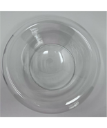 Hollow Clear Glass Decor Bowl 9 1/2&quot; Wide x 5&quot; Tall x 3 1/2&quot; Deep - £15.88 GBP