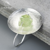 Lotus Fun Real 925 Sterling Silver Natural Gemstone Original Handmade Fine Jewel - £57.14 GBP