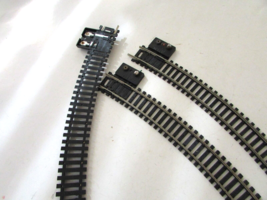Atlas HO Steel Terminal Track 3 Sectons 18&quot; Radius Snap Track E - $8.86