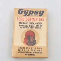 Vintage Gypsy Ecru Curtain Dye Woman Portrait Sealed Unopened 3 1/2&quot; x 2... - $12.19