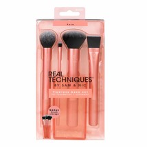 Real Techniques Core Collection Design Makeup Brushes Set with Case Retail box - $12.86