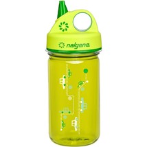 Nalgene Sustain Grip-N-Gulp 12oz Kids Bottle (Green Cars) Reusable Sippy Cup - £11.83 GBP