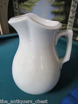 International Pottery Co. of Trenton large pitcher white New Brighton, U... - £155.75 GBP