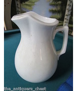 International Pottery Co. of Trenton large pitcher white New Brighton, U... - €144,38 EUR