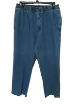 Scandia Woods Women&#39;s Size 40 M Jeans Blue Denim Elastic Waist - £15.22 GBP