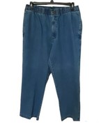 Scandia Woods Women&#39;s Size 40 M Jeans Blue Denim Elastic Waist - £15.28 GBP