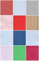 A6 Embossed Card &amp; Paper. 10 Sheets In Assorted Colours. Choice Of Design. - $4.37+