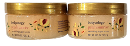 2 Pk Bodycology Peach Sunrise Exfoliating Sugar Scrub 10.5oz Daily rejuv... - $21.99