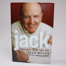 Signed Jack Straight From The Gut By John A. Byrne And Jack W. Welch Hc With Dj - £27.87 GBP