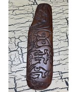 VTG Rongorongo Rapa Nui Chiseled Wood Plaque Plank Easter Island Carved ... - €217,09 EUR