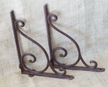 2 Antique Style Shelf Brace Wall Bracket Cast Iron Brackets Corbels Plan... - $23.99