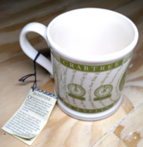 2000 Masons England Millennium Crabtree &amp; Evelyn London Annual Mug Green &amp; White - $24.00