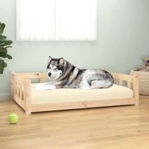 Dog Bed Natural Pine Solid Pine Wood Large Durable Dog Bed - $152.49