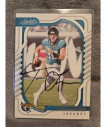 Trevor Lawrence Signed Football Card Autographed Jacksonville Jaguars  - $45.27 CAD