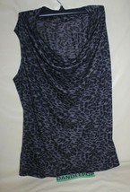 Theory Gray Animal Print Sleeveless Top Size Women&#39;s P  - £19.82 GBP