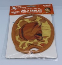 Child Reusable Face Mask - 2 Ply Cotton - One Size - Giraffe - £6.04 GBP