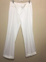 GF Ferre Women's Wide Leg Dress Pants white sz 30/44 new - $147.51