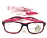NanoVista Kinder Brille Rahmen mod. CREW 3.0 Falzlos Schwarz Rosa 46-14-133 - $55.57