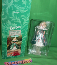 Hallmark Barbie Happy Holidays Christmas Stocking Holder 1996 XSH3101 In Box - £23.73 GBP