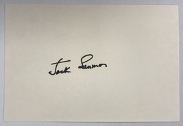Jack Lemmon (d. 2001) Signed Autographed 4x6 Index Card #2 - £15.71 GBP