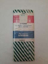 Vintage Penney&#39;s Cotton Color Emerald Striped Single Fold Bias Trim 3 Yards NIP - £5.49 GBP