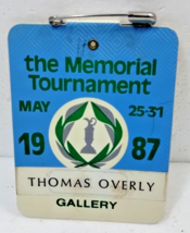 1987 Memorial Tournament Muirfield Village Golf Club Gallery Badge - $9.89