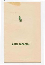Hotel Tamanaco Menu Caracas Venezuela 1955 - £21.80 GBP
