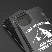 Less charging compatible funny mountain meme design i like mountains and maybe 3 people thumb200