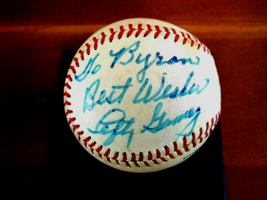 LEFTY GOMEZ 5 X WSC YANKEES HOF BASEBALL VINTAGE FEENEY GU&#39;ED BASEBALL P... - £223.41 GBP