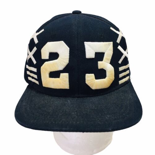 Primary image for mu:ka: Embroidered 23 Legend Snapback Black Hat Cap MJ Michael Jordan (Flaws)