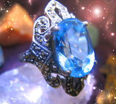 HAUNTED ANTIQUE RING ASCENDED MASTERS MY SOUL IS CLEANSED SECRET OOAK MAGICK image 2