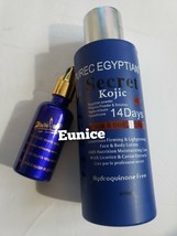 Purec Egyptian secret kojic lotion 400ml and abebi white glutathione serum - $72.00