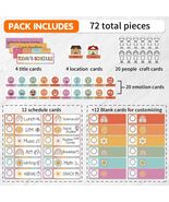 ABCKEY Class Schedule Pocket Chart, Double-Sided Foldable, for Teacher &amp;... - $258.08 MXN