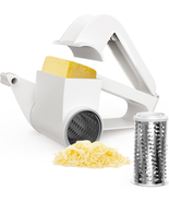 Cheese Grater with Handle, Rotary Cheese Grater,Vegetable, Chocolate, Ha... - $14.54