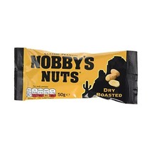 Nobby&#39;s Nuts Dry Roasted Peanut 50 g (Pack of 24)  - £40.97 GBP